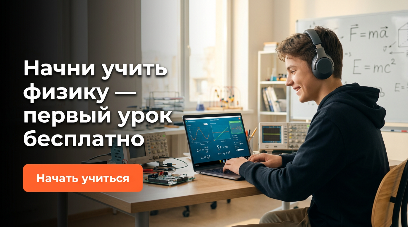 Начни учить физику — первый урок бесплатно